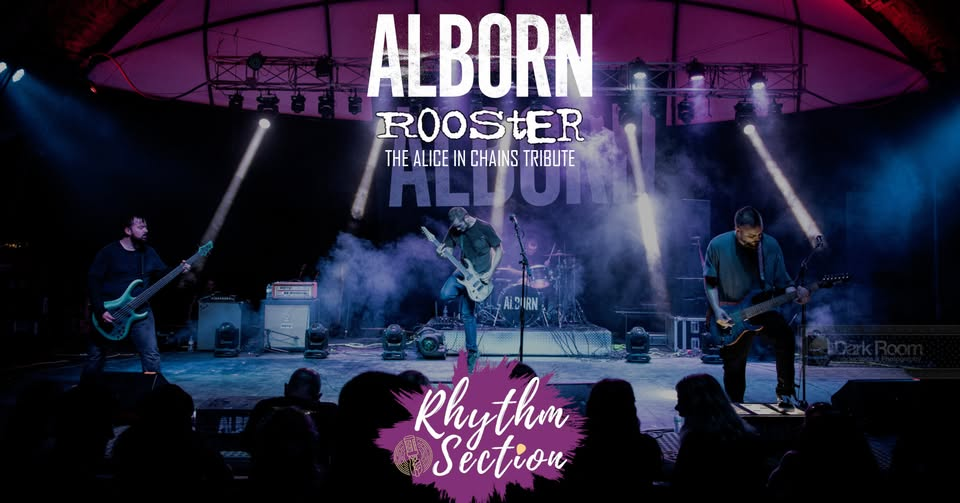 Alborn performing Rooster - Alice In Chains Tribute at Rhythm Section venue